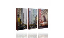 กรอบลอยภาพวิวตึกในเมือง